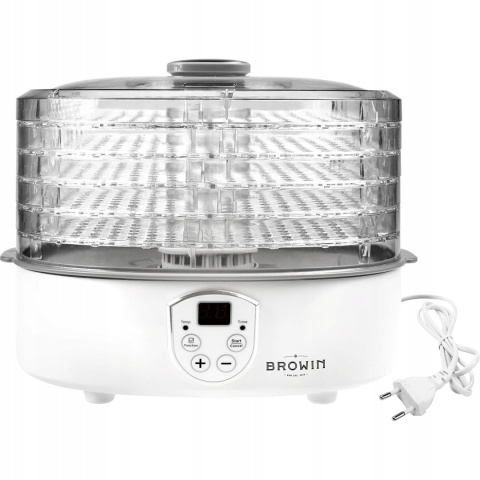 Suszarka do żywności z regulacją temp, 240W, trans