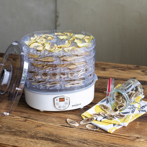 Suszarka do żywności z regulacją temp, 240W, trans