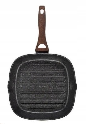 AM-DARKWOOD PATELNIA GRILL 26X26CM IND