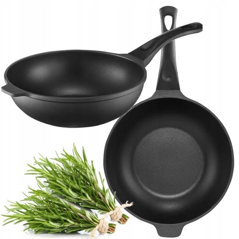 AM-ENZO PATELNIA WOK 28CM