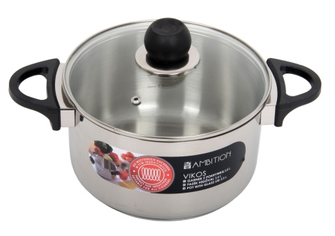 AM - VIKOS GARNEK 20CM 3,6L SZKL. POKR. IND / 81258