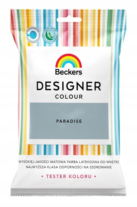 BECKERS Designer Colour farba do ścian i sufitów TESTER kolor PARADISE 50mL