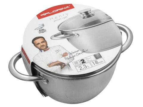 GARNEK 18CM / 2,4L / HENRY INDUKCJA