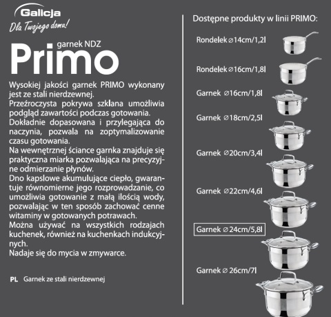 GARNEK PRIMO NDZ 16cm 0589