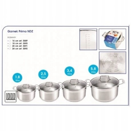 GARNEK PRIMO NDZ. 22CM/4,6L 5810