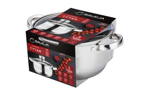GARNEK TYTAN 18cm/2,5L 19792
