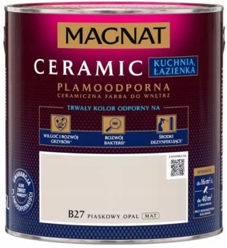 MAGNAT CERAMIC Kitchen Bathroom farba do kuchni lub łazienki piaskowy opal B27 2,5L