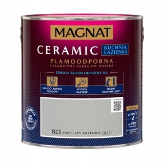 MAGNAT CERAMIC Kitchen Bathroom farba do kuchni lub łazienki popiel krzemień B23 2,5L