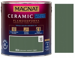 MAGNAT CERAMIC Kitchen Bathroom farba do kuchni lub łazienki zielony nefryt B26 2,5L