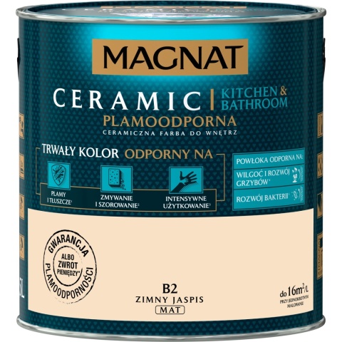 MAGNAT CERAMIC Kitchen Bathroom farba do kuchni lub łazienki zimny jaspis B2 2,5L