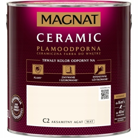 MAGNAT CERAMIC farba ceramiczna AKSAMITNY AGAT C2 2,5L