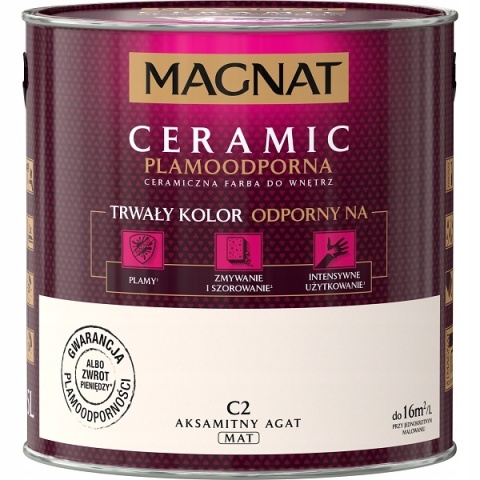 MAGNAT CERAMIC farba ceramiczna AKSAMITNY AGAT C2 5L