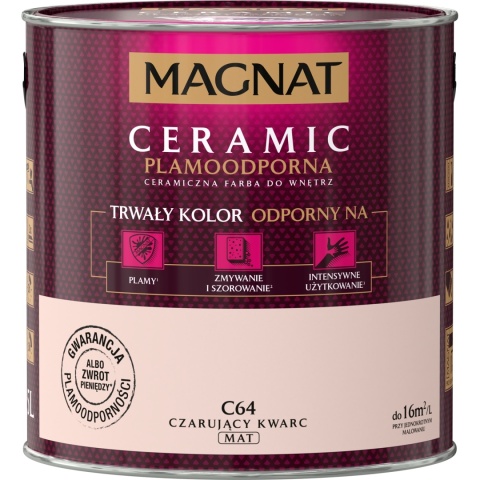 MAGNAT CERAMIC farba ceramiczna CZARUJĄCY KWARC C64 2,5L