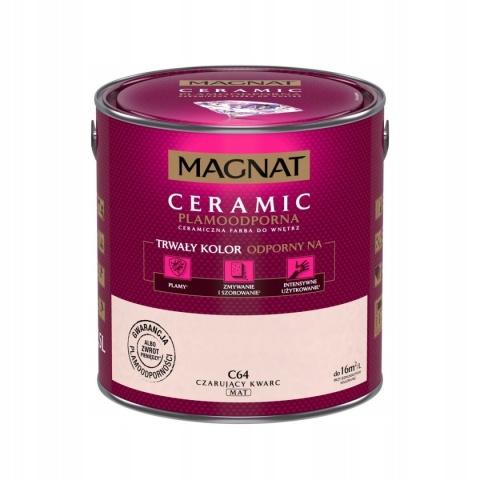 MAGNAT CERAMIC farba ceramiczna CZARUJĄCY KWARC C64 2,5L