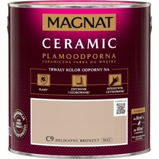 MAGNAT CERAMIC farba ceramiczna DELIKATNY BRONZYT C9 2,5L