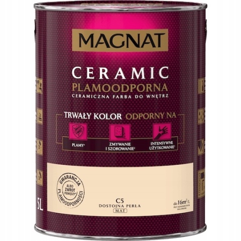 MAGNAT CERAMIC farba ceramiczna DOSTOJNA PERLAC5 5L