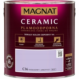 MAGNAT CERAMIC farba ceramiczna FIOŁKOWY AMETYST C36 2,5L