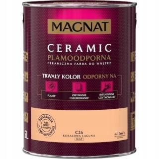 MAGNAT CERAMIC farba ceramiczna KORALOWA LAGUNA C26 5L