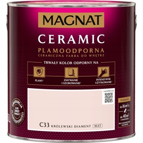 MAGNAT CERAMIC farba ceramiczna KRÓLEWSKI DIAMENT C33 2,5L