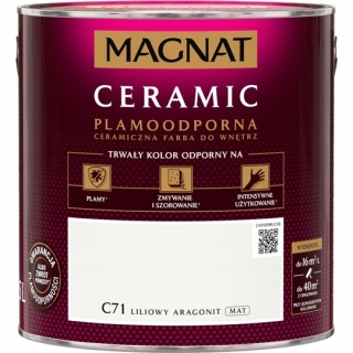 MAGNAT CERAMIC farba ceramiczna LILIOWY ARAGONIT C71 2,5L
