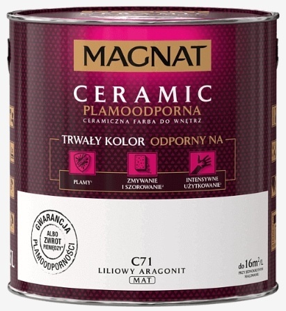 MAGNAT CERAMIC farba ceramiczna LILIOWY ARAGONIT C71 2,5L