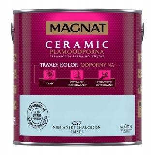 MAGNAT CERAMIC farba ceramiczna NIEBIAŃSKI CHALCEDON C57 2,5L