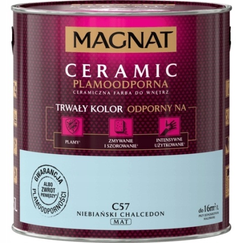 MAGNAT CERAMIC farba ceramiczna NIEBIAŃSKI CHALCEDON C57 2,5L