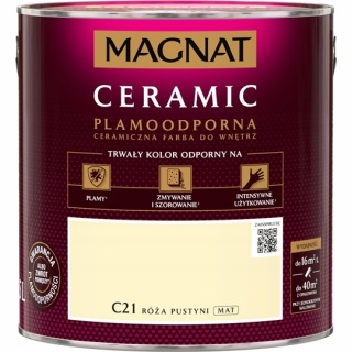 MAGNAT CERAMIC farba ceramiczna RÓŻA PUSTYNI C21 2,5L