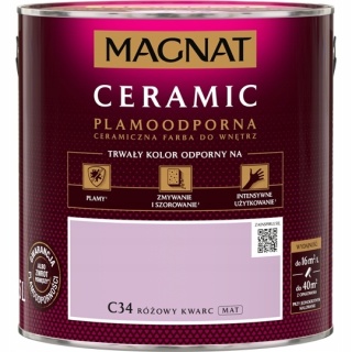 MAGNAT CERAMIC farba ceramiczna RÓŻOWY KWARC C34 2,5L