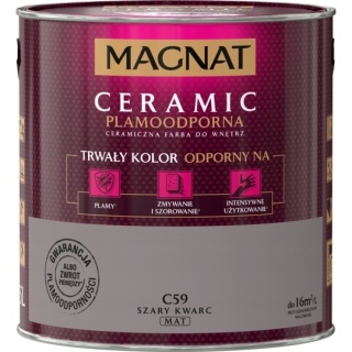 MAGNAT CERAMIC farba ceramiczna SZARY KWARC C59 2,5L