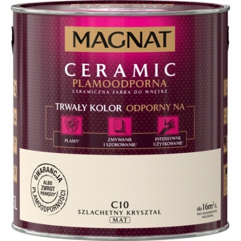MAGNAT CERAMIC farba ceramiczna SZLACHETNY KRYSZTAŁ C10 2,5L