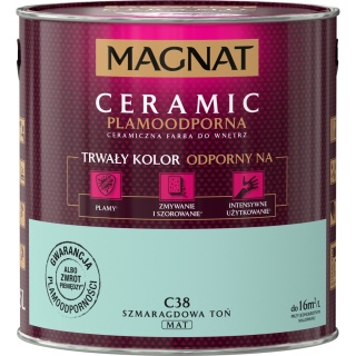 MAGNAT CERAMIC farba ceramiczna SZMARAGDOWA TOŃ C38 2,5L