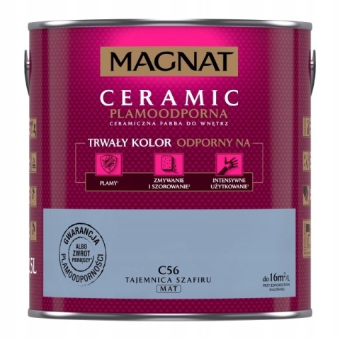 MAGNAT CERAMIC farba ceramiczna TAJEMNICA SZAFIRU C56 2,5L