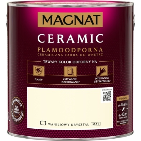 MAGNAT CERAMIC farba ceramiczna WANILIOWY KRYSZTAŁ C3 2,5L