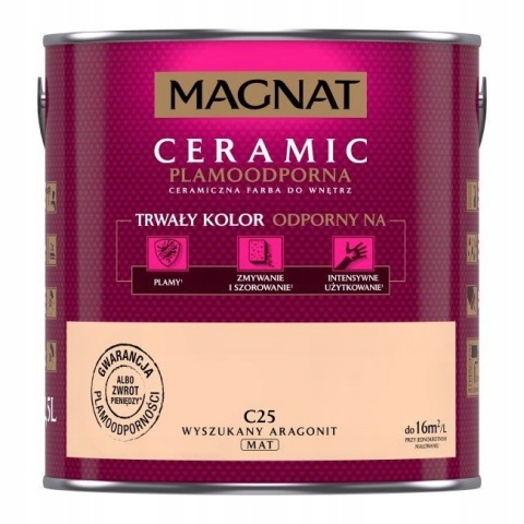 MAGNAT CERAMIC farba ceramiczna WYSZUKANY ARAGONIT C25 2,5L