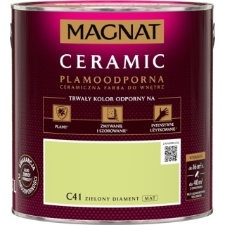 MAGNAT CERAMIC farba ceramiczna ZIELONY DIAMENT C41 2,5L
