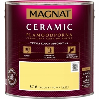 MAGNAT CERAMIC farba ceramiczna ZŁOCISTY TOPAZ C16 2,5L