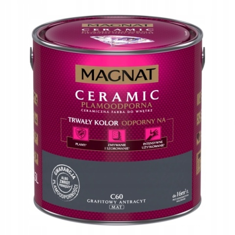 Magnat Ceramic GRAFITOWY ANTRACYT C60 2,5L