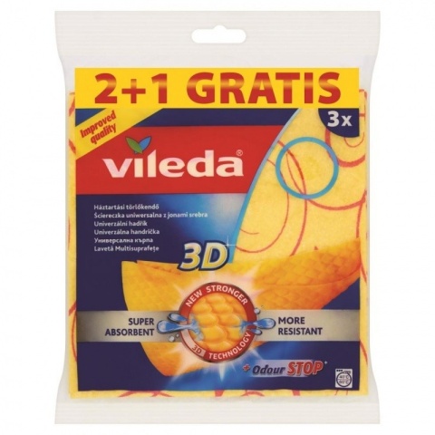 VILEDA ściereczka Uniwersalna 2+1 gratis art. 144826 op/17szt