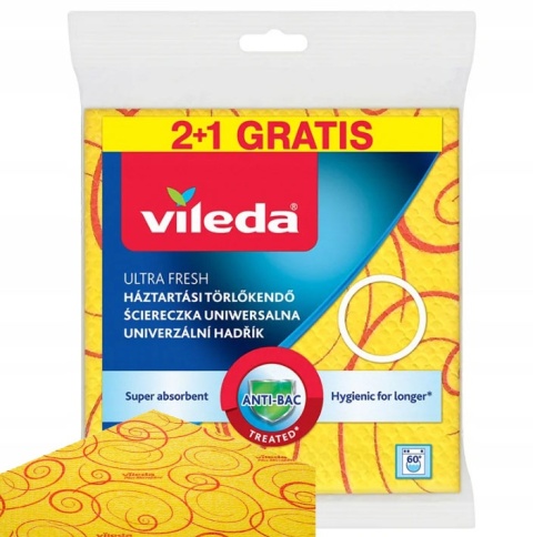 VILEDA ściereczka Uniwersalna 2+1 gratis art. 144826 op/17szt