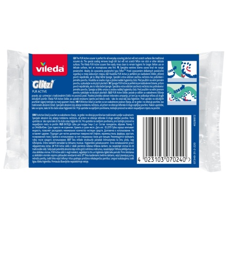 VILEDA zmywak Pu do garnków a2 art. 116514 op/16szt